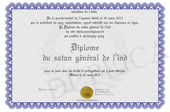 diplome ind